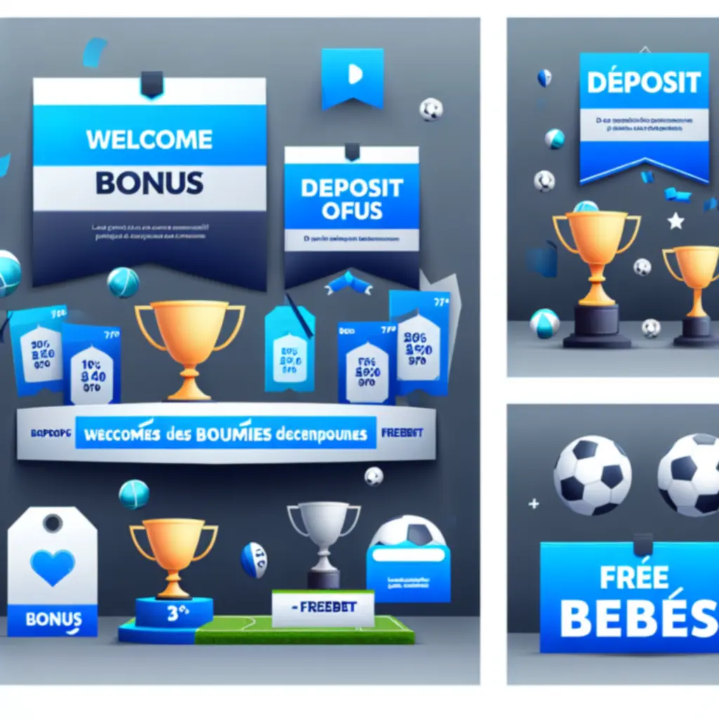 Illustration de bonus et promotions pour paris sportifs en France