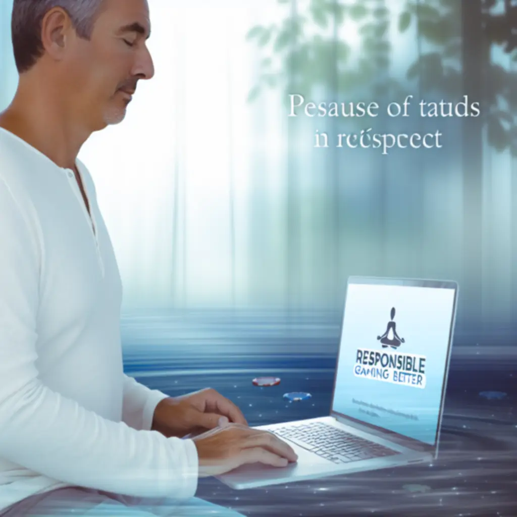 Personne réglant des limites de mise sur une interface de paris sportifs